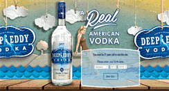 Desktop Screenshot of deepeddyvodka.com