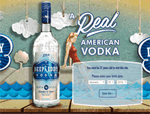 Tablet Screenshot of deepeddyvodka.com